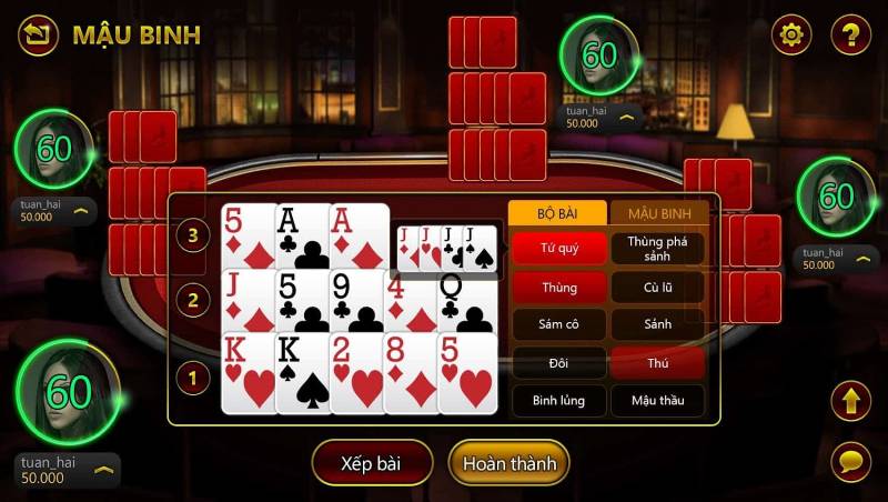 Bàn chơi có dấu hiệu “đẩy cầu”